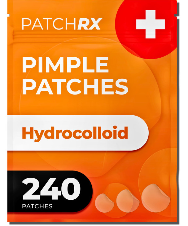 Patchrx Pimple Patches For Face 240 Patches Hydrocolloid Acne Patches Pimple Patch Pimple Stickers Hydrocolloid Patch Acne Dots Acne Pimple