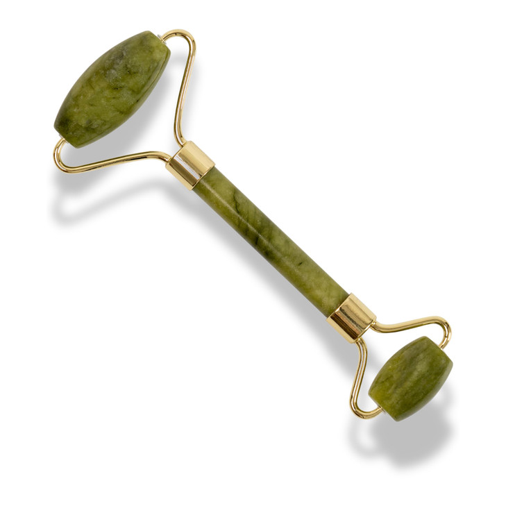 Eco Bath London Jade Face Roller Smooth End Relaxing Facial Massage Roller Natural Jade Massager Facial Tool For Skin Care And Relaxation