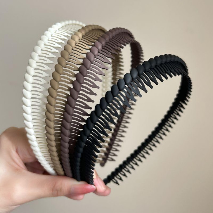 Headbands With Teeth For Women Non Slip Plastic Comb Headband With Teeth Head Bands For Women S Hair Comfortable Hairbands Hair Accessories
