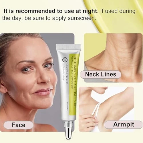 2 Pack Botoxmix And Vita A Retinol Shot Wrinkle Lift Tightening Cream Anti Wrinkle Pore Minimizer Fine Lines All Skin