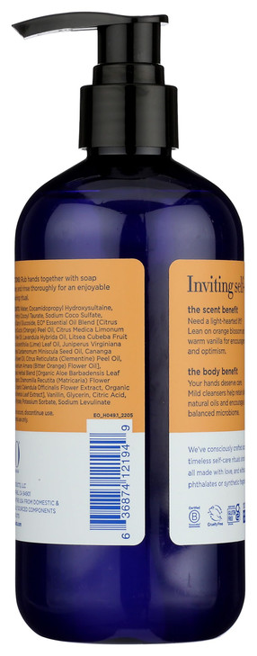 EO Orange Blossom & Vanilla Hand Soap, 12 Fl Oz