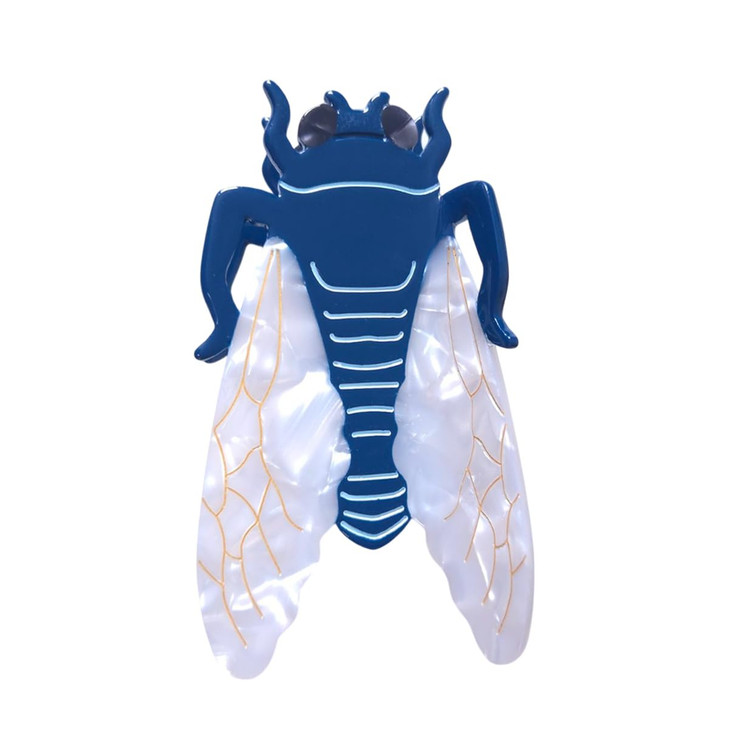 Cute Flying Cicada Hair Clip Acetate Hair Clip Small Cicada Claw Clip For Women