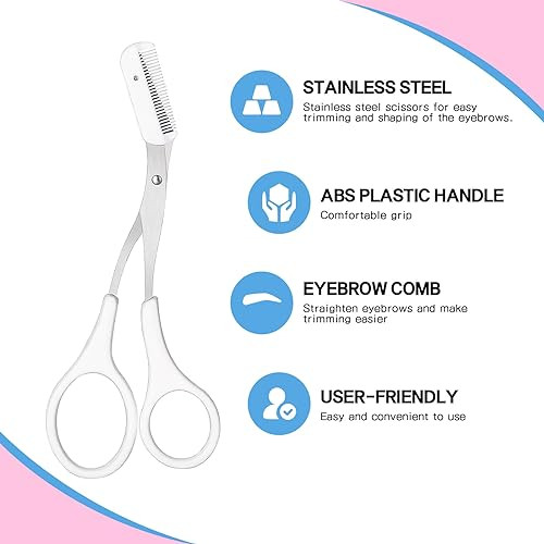 Sylavilla Eyebrow Razors For Women Eyebrow Trimmers Dermaplaning Exfoliating Tool For Safe And Easy Facial Hair Removal Including Comb