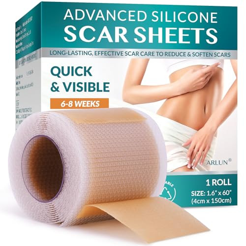 Silicone Scar Tape Silicone Scar Sheets Scar Tape For Surgical Scars Silicone Tape For Scars Scar Sheets For Surgical Scars C Section Tummy
