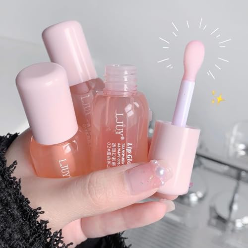 Bekoeen 3 Pcs Plumping Lip Gloss Set Hydrating Lip Oil Moisturizing Lip Balm Lipgloss For Women Long Lasting Lip Gloss Non Sticky And Glossy