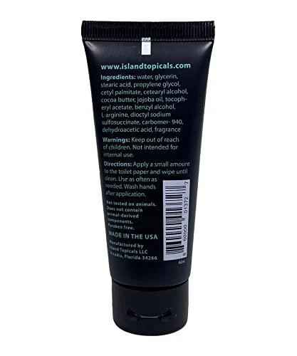 Island Topicals Wiping Lotion Travel Size 1.35 Oz. Tube Fresh Scent