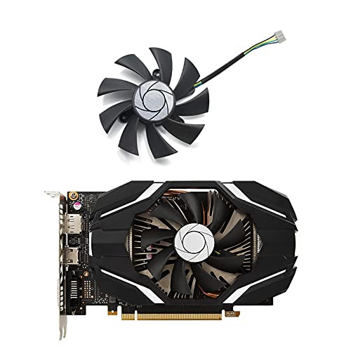 inRobert Graphics-Card Fan-Replacement for MSI-GTX-1060-6G-OCV1 - GPU-Fan 85mm HA9015H12SF-Z for MSI R7 360 GTX 950 2GD5