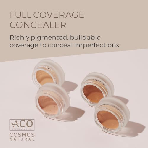 Inika Organic Full Coverage Concealer Erase Dark Circles Cover Up Blemishes Creamy Formula Vegan Ingredients All Day Wear That Hydrates And