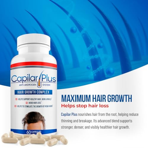 Calvistop Capilar Plus With Anti Androgen System Hair Growth Supplement Hair Loss Treatment Healthy Skin Hair And Nails Count 60 1