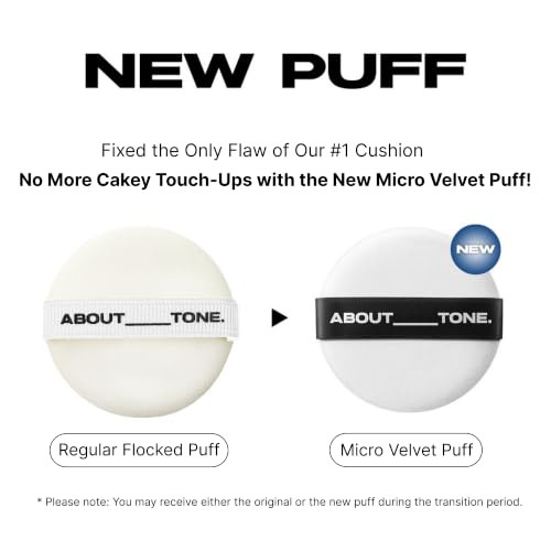 About Tone Powder Pact Pressed Powder Compact With Mirror And Puff Makeup Fixing Setting Natural Blur Semi Matte Finish Transparent Face