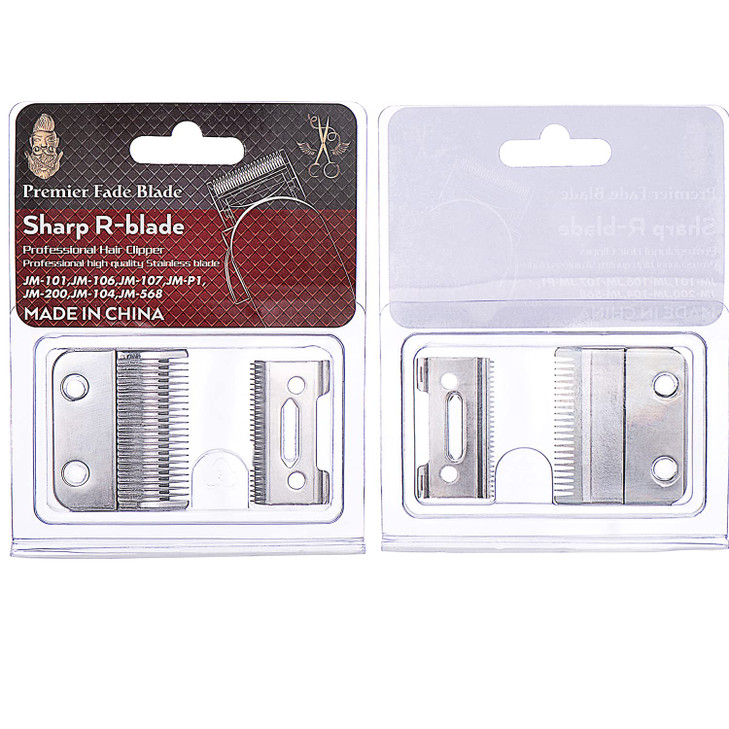 Roziapro Replacement Hair Clippers Blades Professional Trimmer Replacement Blade Stainless Detachable Clipper Replacement Blade Adjustable T-Blade Ou