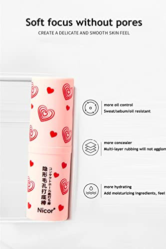 Matte Primer Stick Long Lasting Hydrating Smoothing Isolated Moisturizing Oil Free Effect Make Up Base Matte Face Foundation Primer