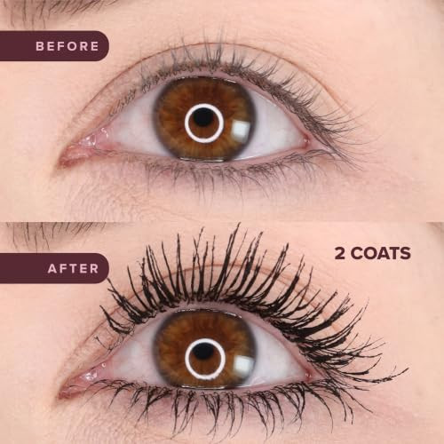 Whats Up Beauty Watch Me Black Volumizing And Lengthening Mascara With Peptide And Vitamin B5 Clean Made In Italy Cruelty Free Eye Lashes