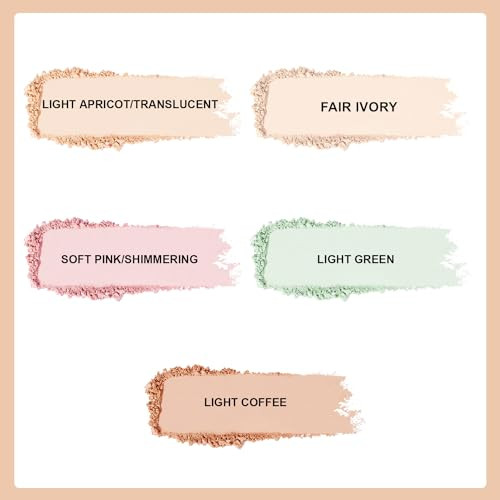 Rouse Setting Powder Lightweight Loose Powder Finishing Powder Long Lasting Face Powder Waterproof With Soft Mushroom Powder Puff And Mirror