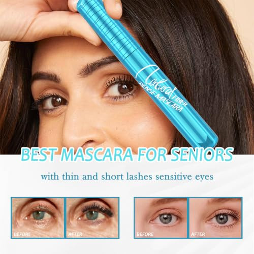 Mascara For Older Women 60 Plus Waterproof Mascara Black For Seniors Lash