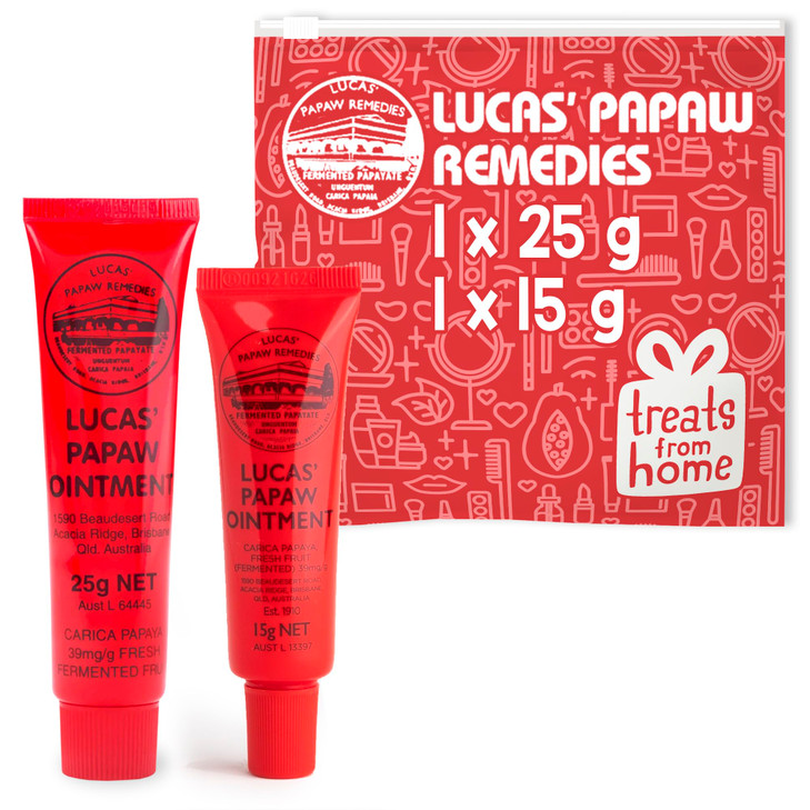 Treats From Home Lip Ointment Cream Ointment For Lips And Dry Skin Unique All Skin Types All Gender Any Season Gift Pack With 15G And 25G