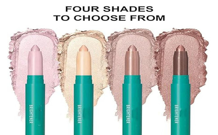 Procover Eyeshadow Stick Eye Shadow Brightener Stick Glitter Highlighter Makeup Eye Liner Shimmer Creamy Long Lasting Eye Makeup 4Pcs