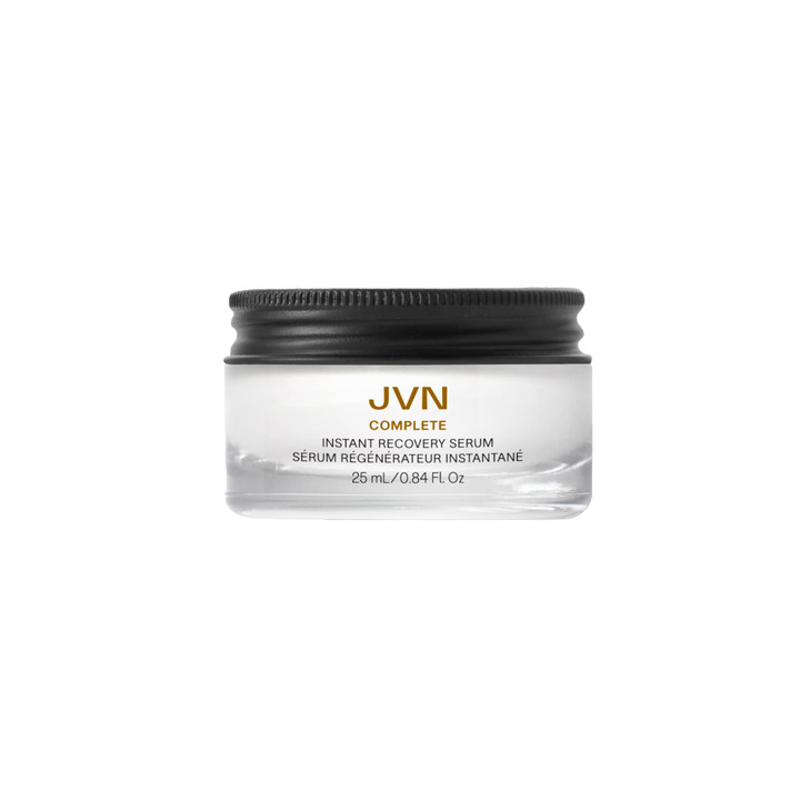 JVN Complete Instant Recovery Leave-In Anti Frizz Serum, 0.84 Fluid Ounces, Travel Size, Repairs Hair & Protects Against Heat Damage, Smoothing Serum