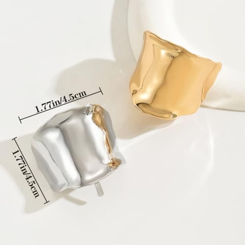 Ainvhh 2 Pcs Ponytail Holder Hair Clips 1.96Inch Metal High Ponytail Cuff Hair Barrettes Decorative Strong Hold French Fine Hair Jaw Clips