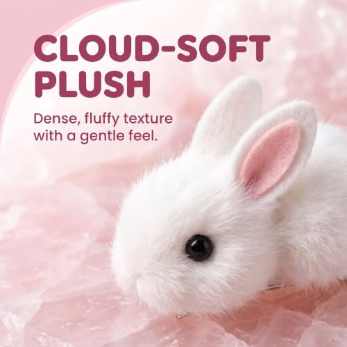 8 Pieces Plush Bunny Hair Clips Cute Bunny Hair Claw Clips For Womens Bunny Mini Hair Clips Girls Hold Hair Clip Easter Plush Rabbit Hairpin
