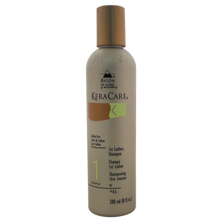 KeraCare Avlon 1st Lather Shampoo, 8 Ounce