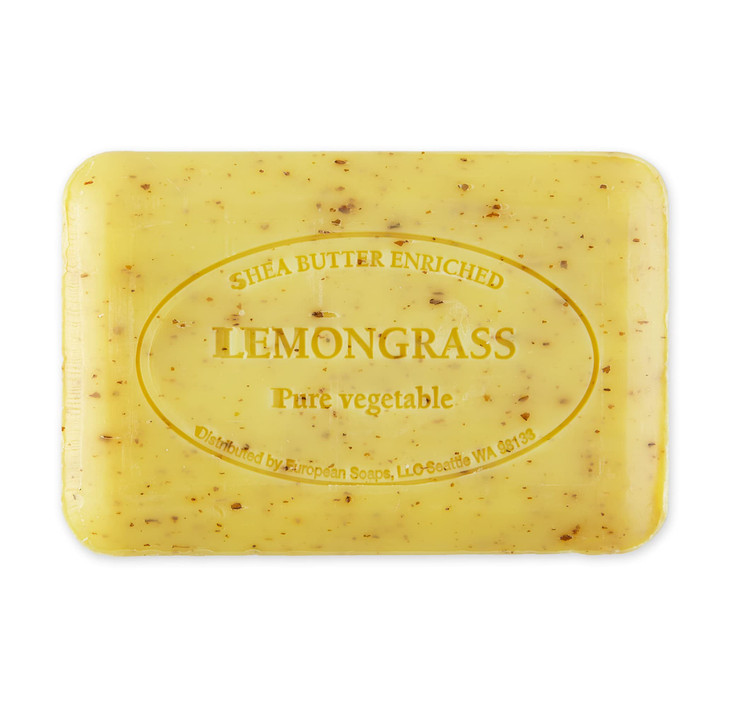 Pre de Provence Artisanal Soap Bar, Enriched with Organic Shea Butter, Natural French Skincare, Quad Milled for Rich Smooth Lather, 8.8 Ounce, Lemong