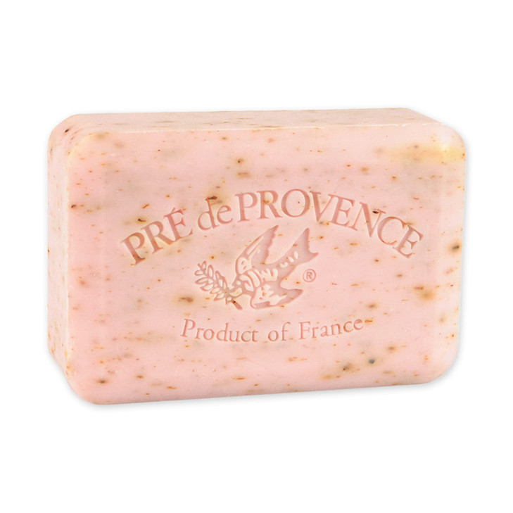 Pre de Provence Artisanal Soap Bar, Enriched with Organic Shea Butter, Natural French Skincare, Quad Milled for Rich Smooth Lather, 8.8 Ounce, Rose P