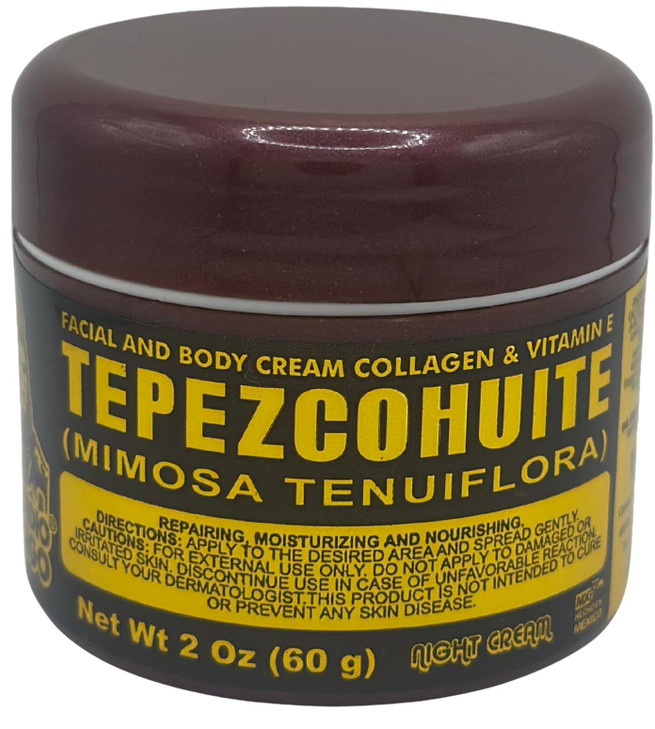 DEL INDIO PAPAGO Night Skin Cream with Tepezcohuite 60g / 2.Fl Oz