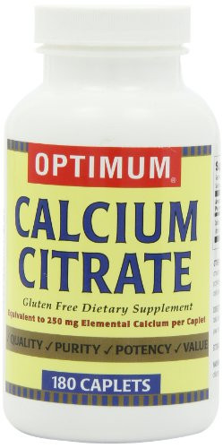 Optimum Calcium Citrate, 180 Caplets