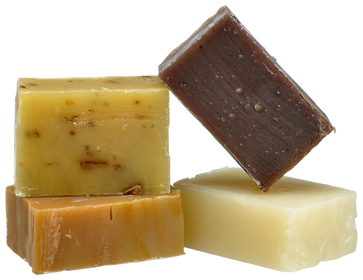 Fabulous Frannie Aromatherapy All Natural Herbal Family Favorites Protect, Sleep, Orange Vanilla and Lemongrass Soap Sampler Set with Pure Essential