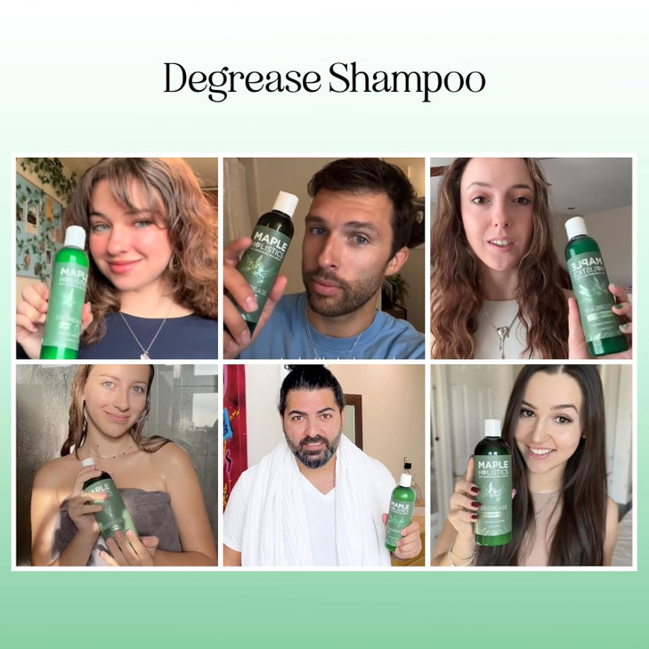 Clarifying Shampoo for Build Up and Oily Hair - Deep Cleansing Shampoo with Rosemary - Refreshing Lemon for Greasy Hair & Jojoba Oil for Scalp Cleans