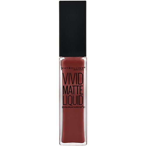 Maybelline Color Sensational Vivid Matte Liquid Lipstick, Coffee Buzz, 0.26 fl. oz.