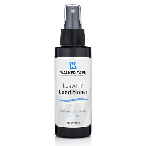 Walker Tape Leave-In Conditioner Spray 4 fl oz for Wig Installs, Lace Systems, Toupee Applications, Hair Tape Prep and Adhesive Strips Use Offering D