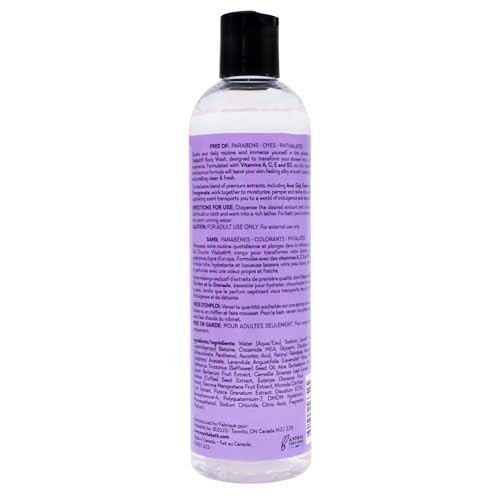 Vitabath Lavender & Chamomile Body Wash Moisturizing Bath & Shower Cleanser & Skincare Radiant Detox & Restore Nourishing Body Polish - Cruelty-Free,
