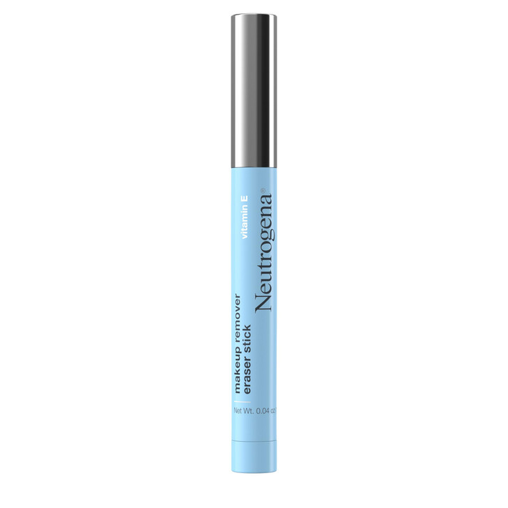 Neutrogena Makeup Remover Eraser Stick with Vitamin E, Easy-to Use & Travel-Friendly Makeup Removing Gel Pen for On-the-Go Touch-Ups of Stray or Smud