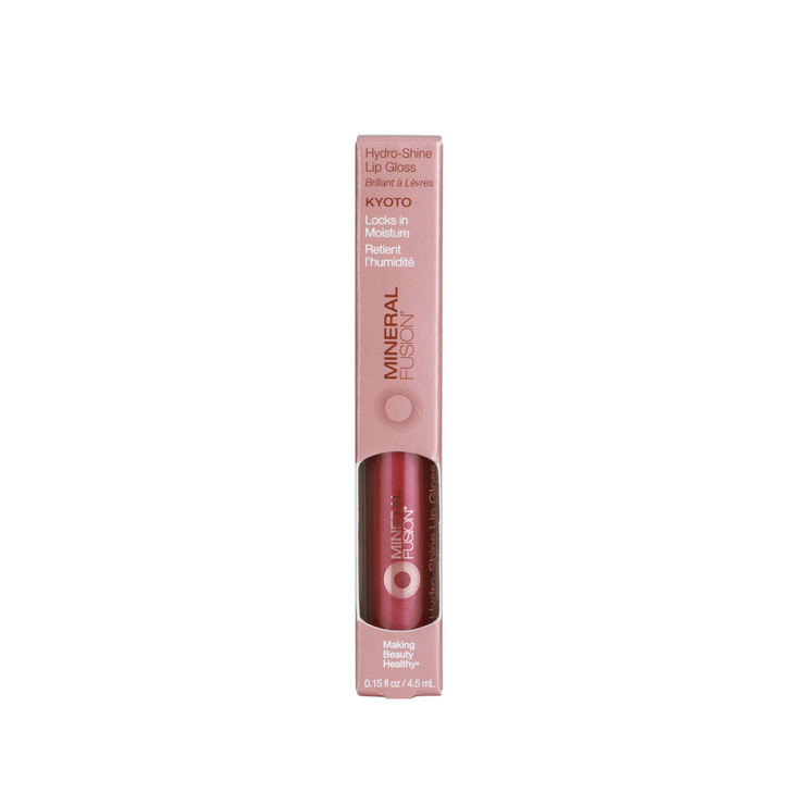Mineral Fusion Hydro-Shine Lip Gloss, Kyoto, 0.15 Ounces