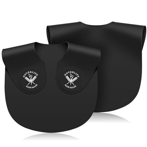 Novelife Barber Hair Cutting Pad Guide, Silicone Hair Dye Collar, Stylist Hair Cutting Neck Collar, Weighted Rubber Neck Wrap Neck Guard for Professi