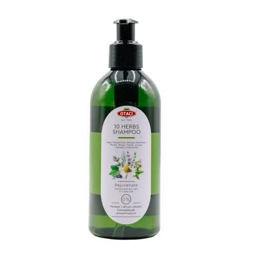 OTACI 10 Herbs Rejuvenating Shampoo  Herbal, Vegan,Cruelty-Free Hair Cleanser for Strong, Shiny & Healthy Hair (250 ml)