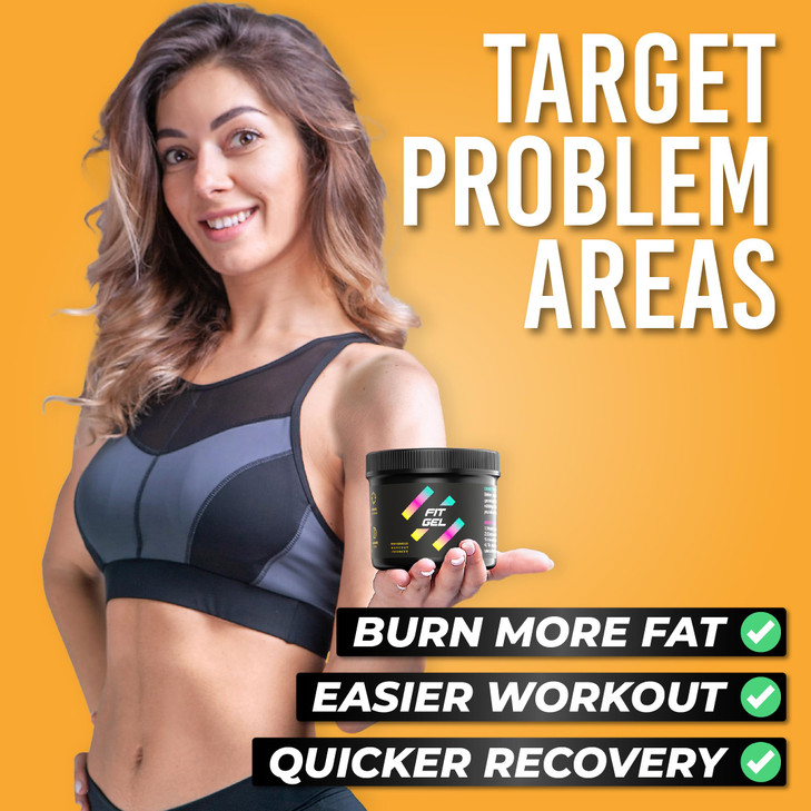 Fit Gel Workout Enhancer Sweat Gel  Thermogenic Sweat Cream for Increased Circulation & Intense Perspiration | Pre-Workout Booster for Gym, Running