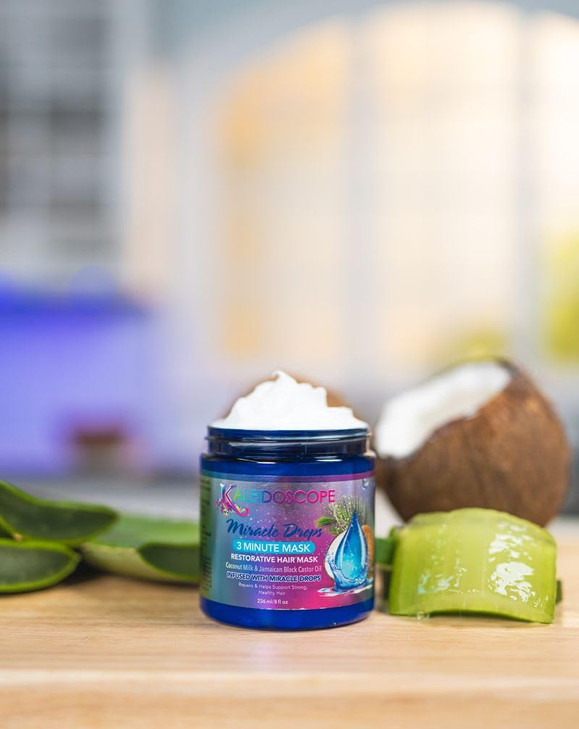 Kaleidoscope Miracle Drops 3 Minute Mask | Restorative Hair Mask 8 fl oz
