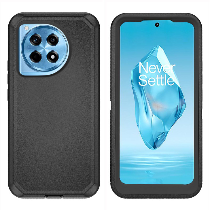 Asuwish Phone Case for OnePlus 12R 5G/Ace 3 2024 Cell Cover Hybrid Rugged Shockproof Hard Protective Drop Proof Full Body Heavy Duty Mobile Accessori