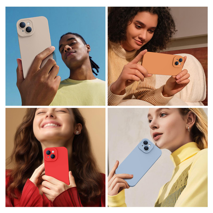 Kiresen for iPhone 16 Case with 2 Screen Protectors - Compatible with Magsafe - Upgraded Camera Protection - Liquid Silicone Protective Phone Case fo