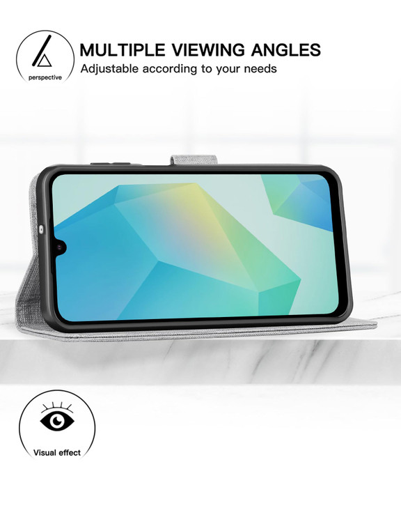Foluu for Samsung Galaxy A16 4G/5G Wallet Case, PU Leather Flip Folio with [Shockproof TPU Inner Case], Kickstand Card Slots Slim Strong Magnetic Clo