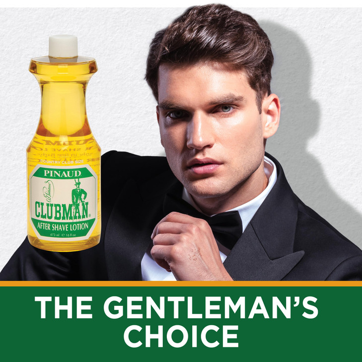 Clubman Pinaud After Shave Lotion, Soothes Skin After Shaving With Masculine Fragrance, 16 oz