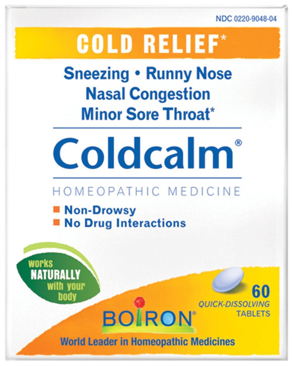 Boiron Coldcalm Cold Relief Quick Dissolving Tablets-60 ct