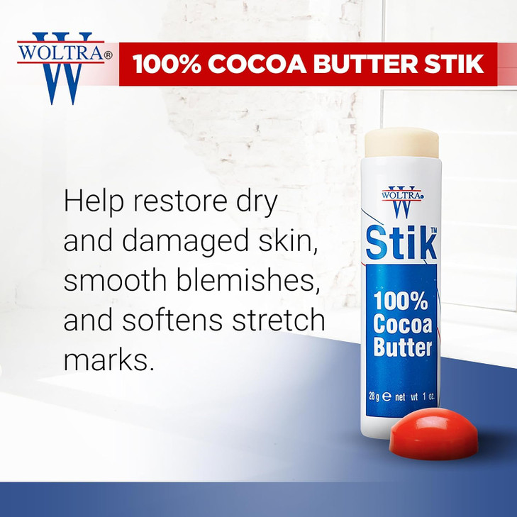 Woltra Cocoa Butter Stik 1 OZ (Pack of 2) by A.I.I. CLUBMAN