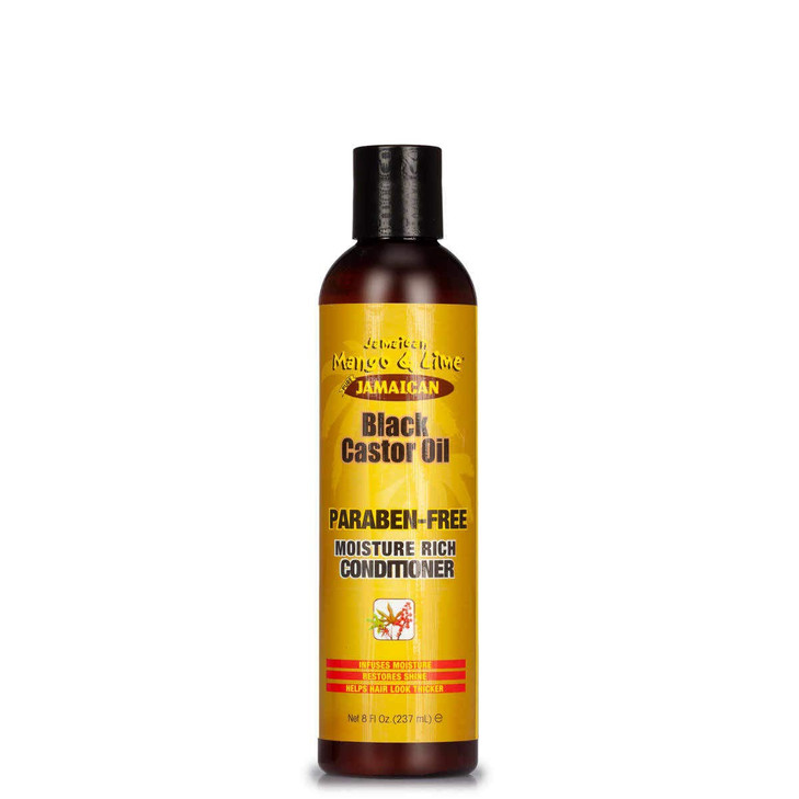 Jam. Mango & Lime Black Castor Oil Conditioner No Paraben 8oz by Jamican Mango