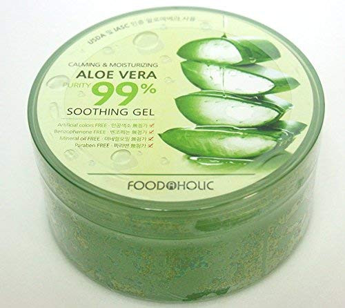 [FOOD A HOLIC] Calming & Moisturizing Aloe Vera Purity 99% Soothing Gel 300ml / Korean Cosmetics