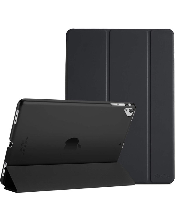 ProCase Smart Case for iPad Pro 12.9 Inch 1st and 2nd Generation (2015 and 2017 Model), Stand Cover Support Auto Sleep/Wake -Black