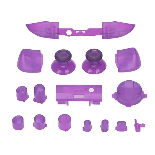 YYOYY Replacement Full Set Bumper Buttons Compatible with Series X Series S Controller, Controller LB RB LT RT Bumper Buttons Repair Kit,